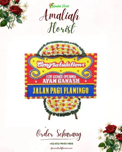 Bunga Papan Congratulation di Bungus Timur